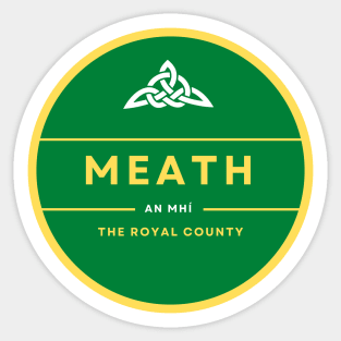 Meath, County and GAA Colours Sticker